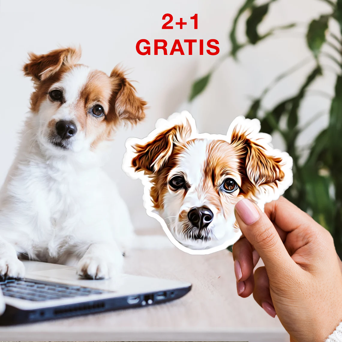 3x Autocollant personnalisé pour votre animal de compagnie